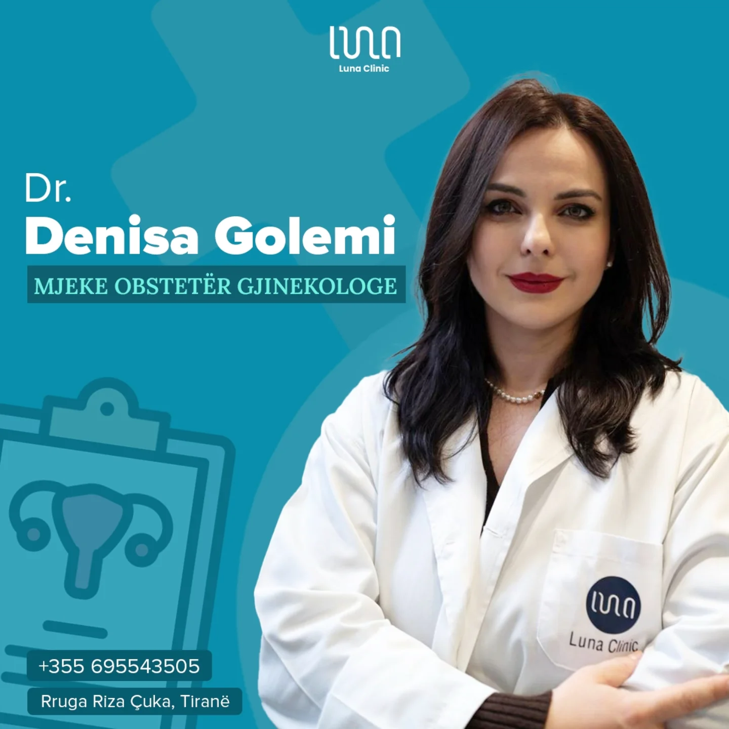 Dr. Denisa Golemi, Mjeke Obstetër Gjinekologe.