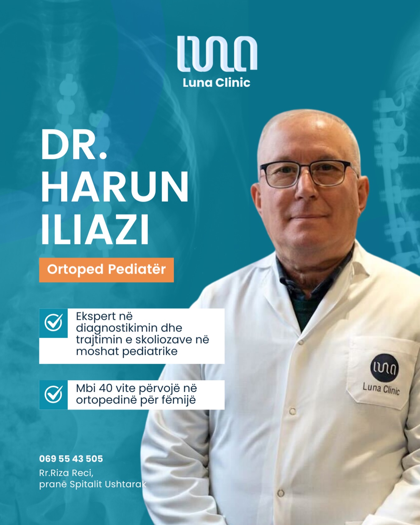 Dr. Harun Iliazi, Ortoped Pediatër.